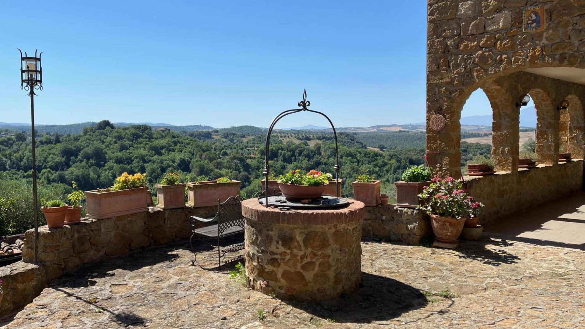 La Chiusa Dei Monaci Castelmuzio Exterior foto