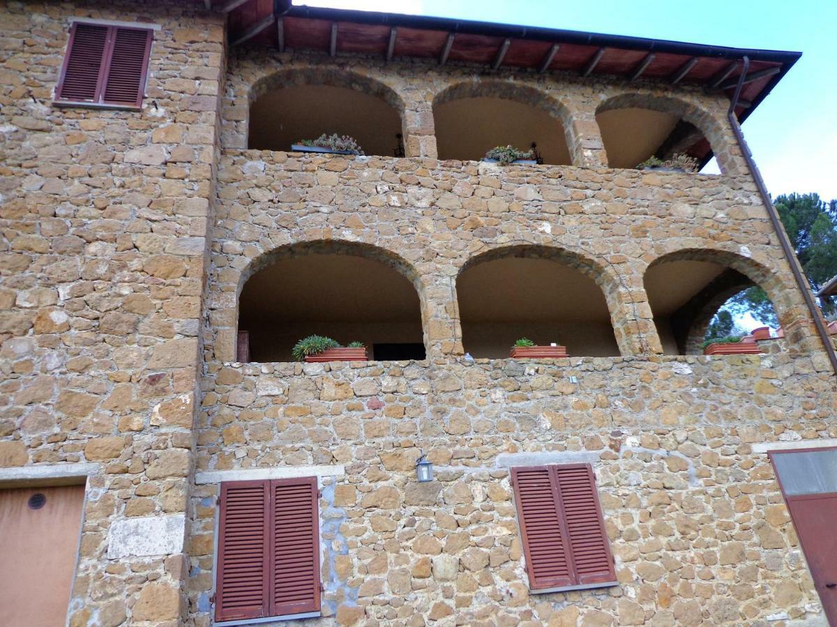 La Chiusa Dei Monaci Castelmuzio Exterior foto
